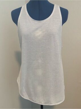 Pale Blue Under Armour Open Back Tank Top - Size L